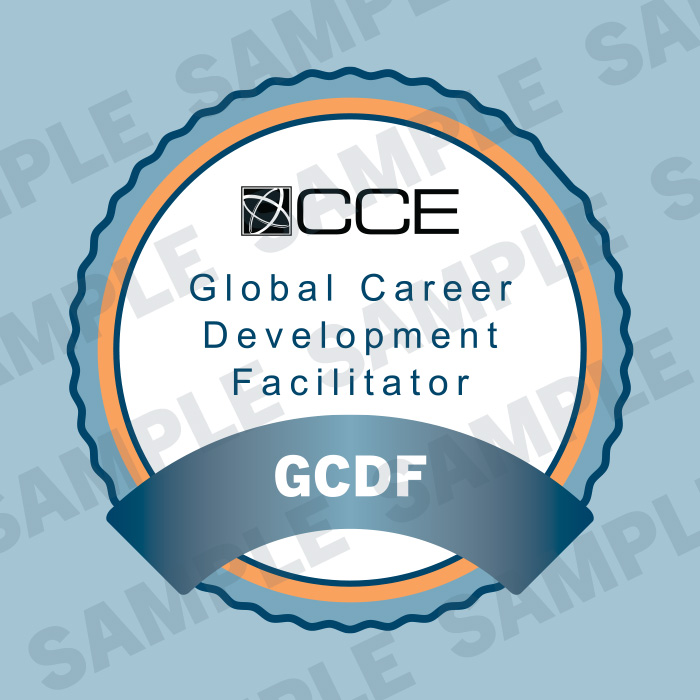 Global Career Development Facilitator (GCDF) - CCE Digital Badge Example